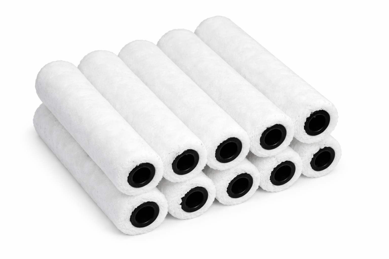Sterkel NYLON Klein-Lackierwalze, für lösemittelhaltige Lacke, 10cm, Florhöhe 12mm, 10 Stück