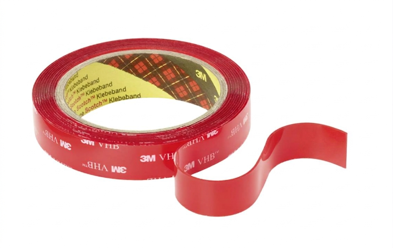 3M VHB 4910F, doppelseitiges Klebeband, transparent, 19mm x 2m, Kurzrolle
