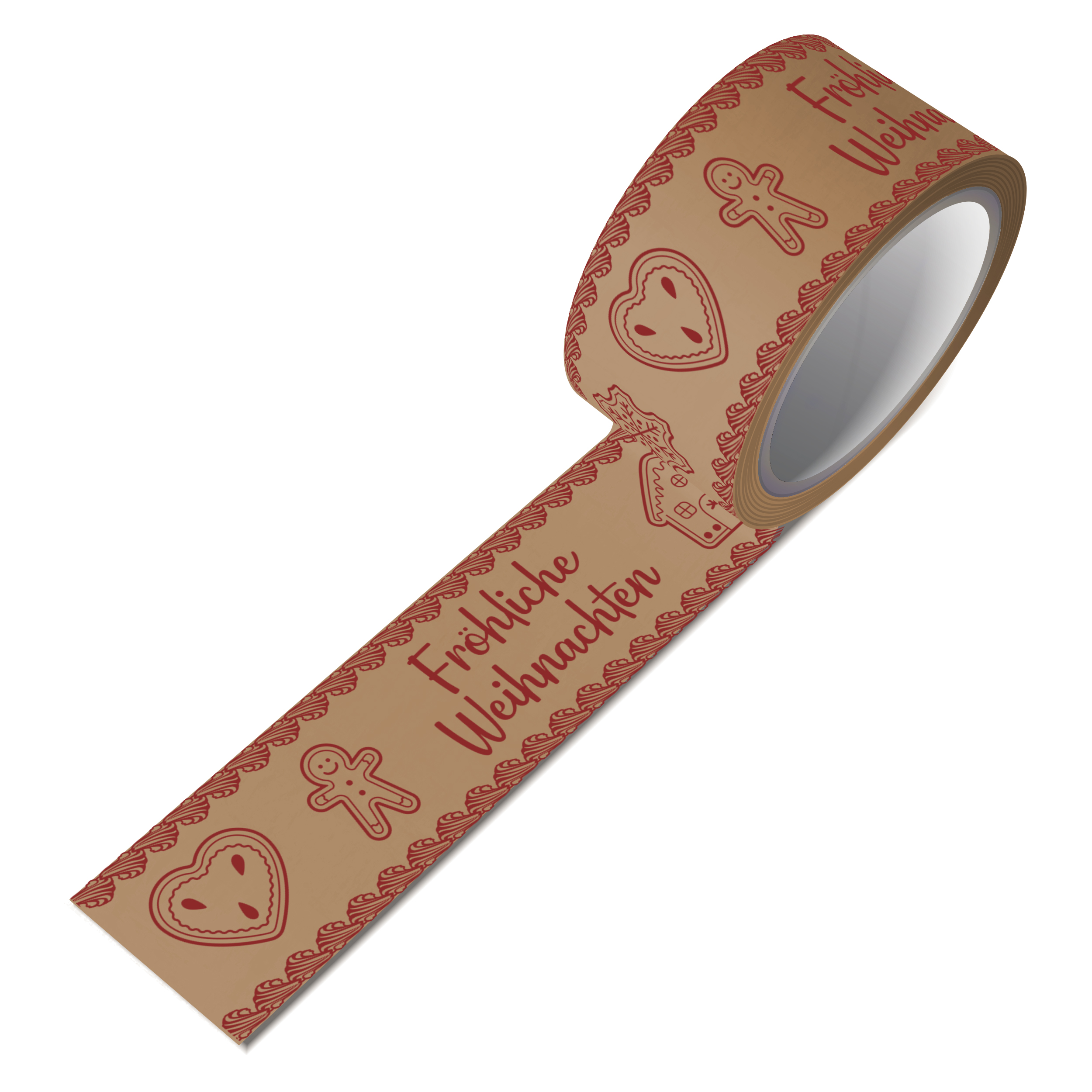 Weihnachten Papier-Packband / Klebeband Weihnachtsgeschenke, 50mm x 50m