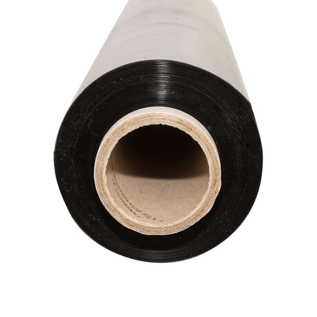 selmundo SF23, Stretchfolie 23 my, 500 mm x 250 m, schwarz selmundo SF23, Stretchfolie 23 my, 500 mm x 250 m, schwarz