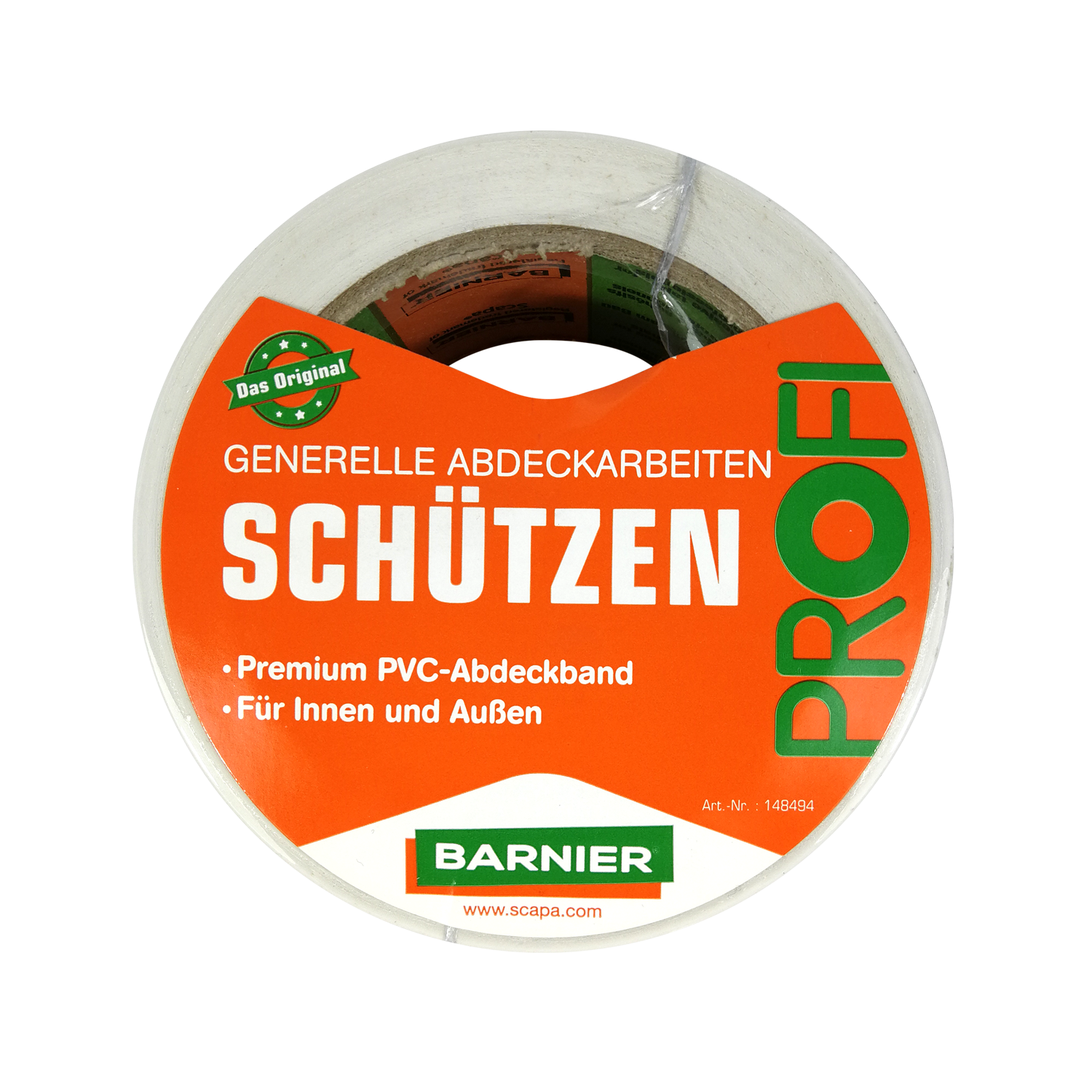 Scapa Barnier 6096, Premium Weich PVC-Abdeckband, 50mm x 33m Scapa Barnier 6096, Premium Weich PVC-Abdeckband, 50mm x 33m