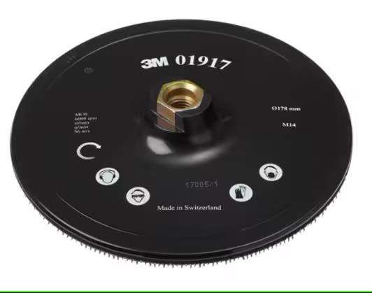3M Haftstützteller DH-AC ohne Zentrierung, 115 mm, M14-Aufnahme