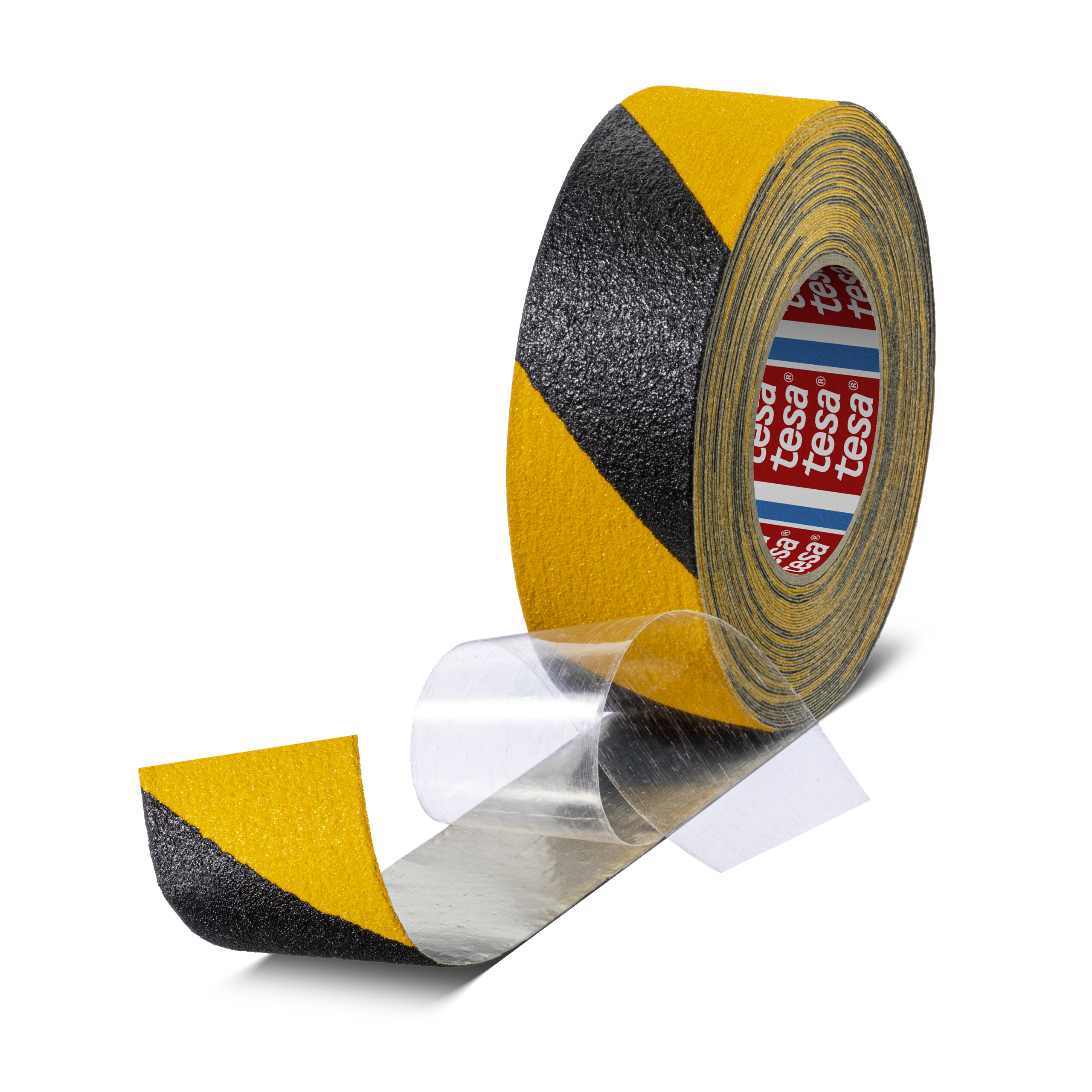 tesa 60955, Anti-Rutschband / Bodenmarkierungsband, extrem flexibel, 50mm x 18m