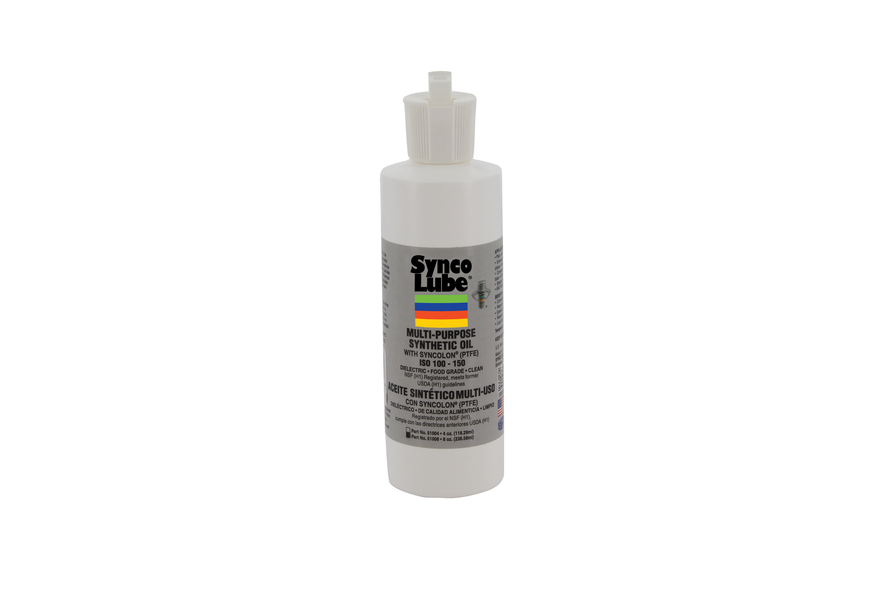 Super Synco Lube 51008 - Synthetisches Mehrzwecköl mit Syncolon (PTFE), 236,58ml Flasche