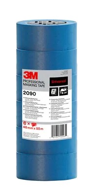 3M 2090, Malerabdeckband, „Multi-Surface“ Pack, Bluetape