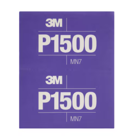3M 34343 Hookit, Flexible Schleifstreifen 270J, 140mm x 171mm, purple, P1500, 25 Streifen
