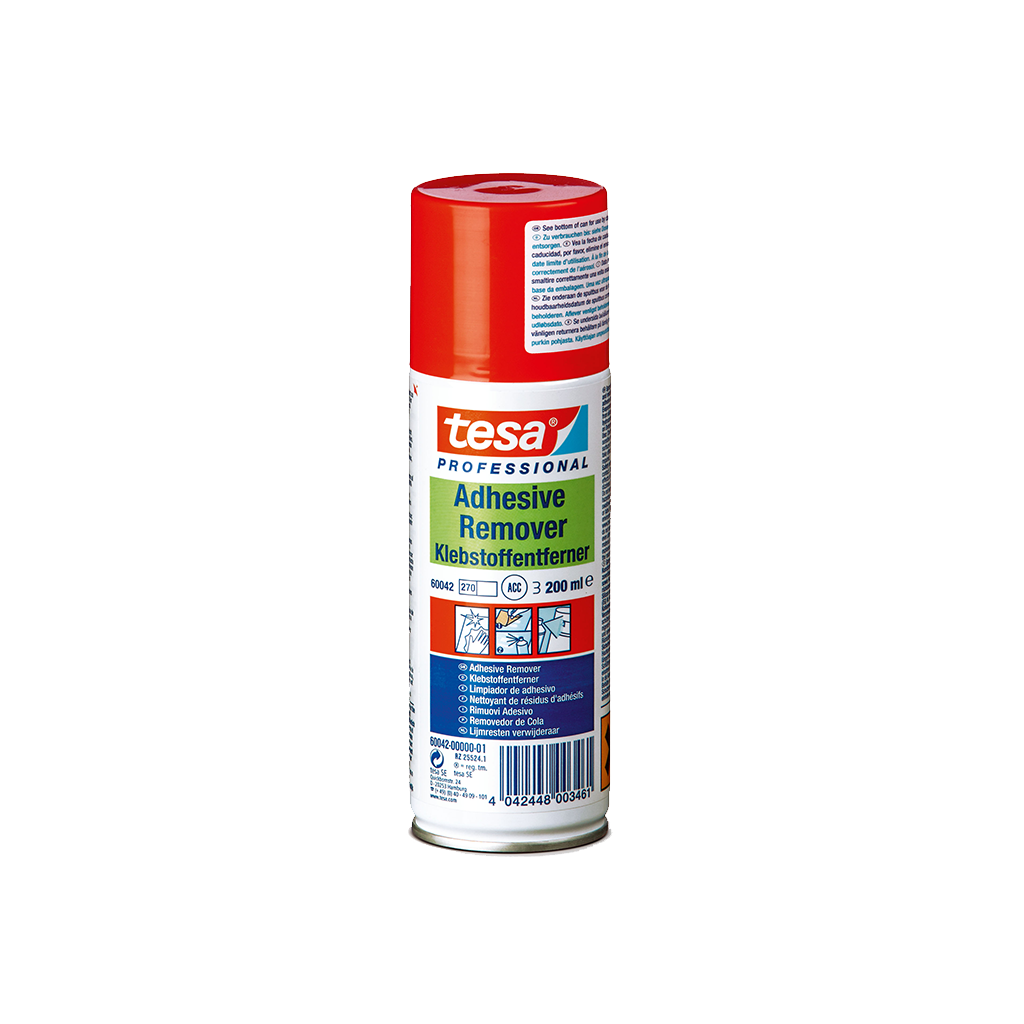 tesa 60042, Klebstoffentferner Spray, 200ml, farblos tesa 60042, Klebstoffentferner Spray, 200ml, farblos