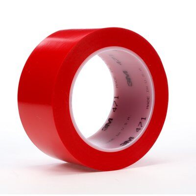 3M 471, Weich-PVC-Klebeband, 0.14mm rot