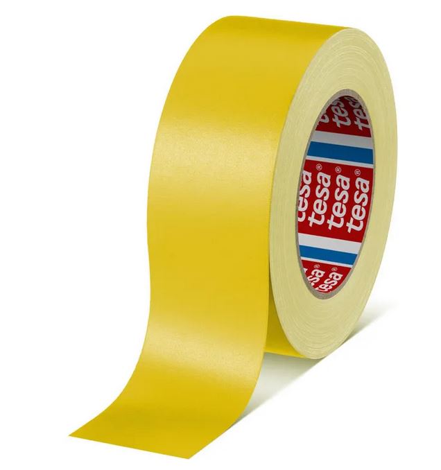 tesa 4651, Premium Gewebeband / Duct Tape / Panzertape, gelb