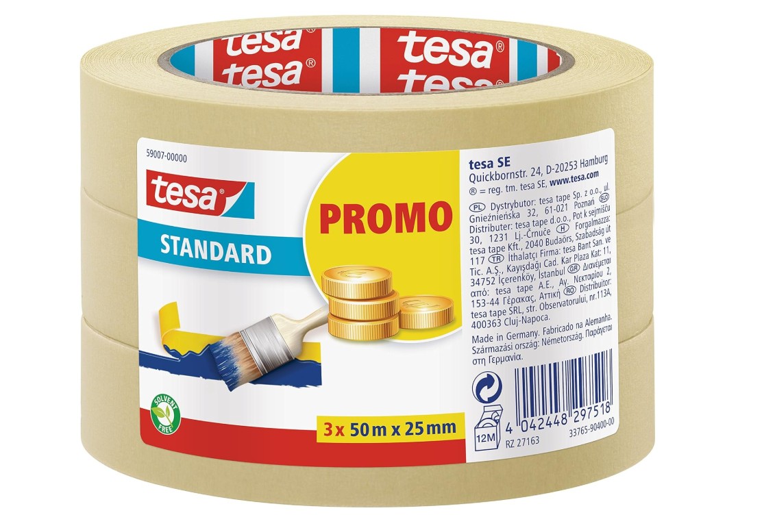 tesa Malerband Standard, Multifunktions-Abdeckband