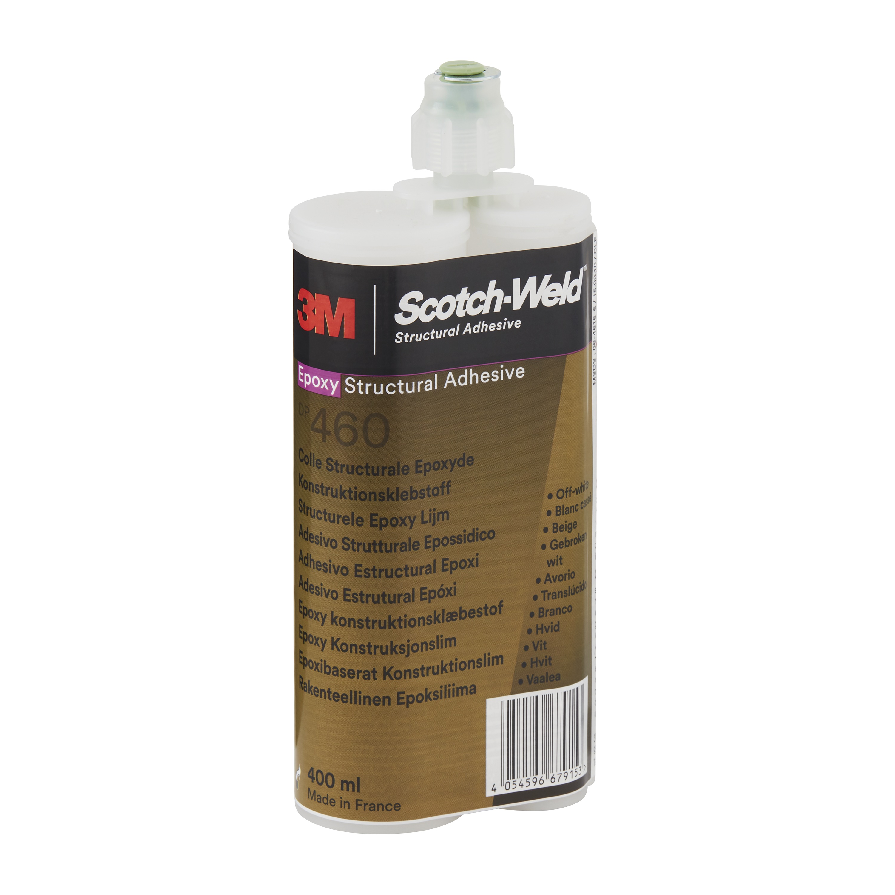 3M Scotch Weld DP460, Klebstoff, off-white, 400ml