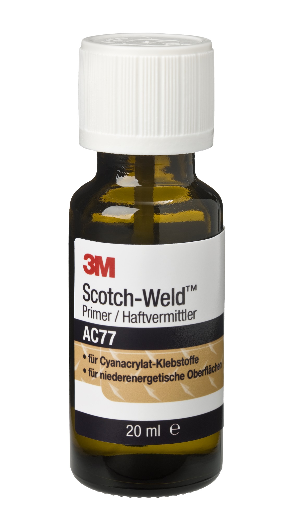 3M Scotch-Weld AC 77 Primer für Cyanacrylat-Klebstoffe auf Heptanbasis, 20ml 3M Scotch-Weld AC 77 Primer für Cyanacrylat-Klebstoffe auf Heptanbasis, 20ml