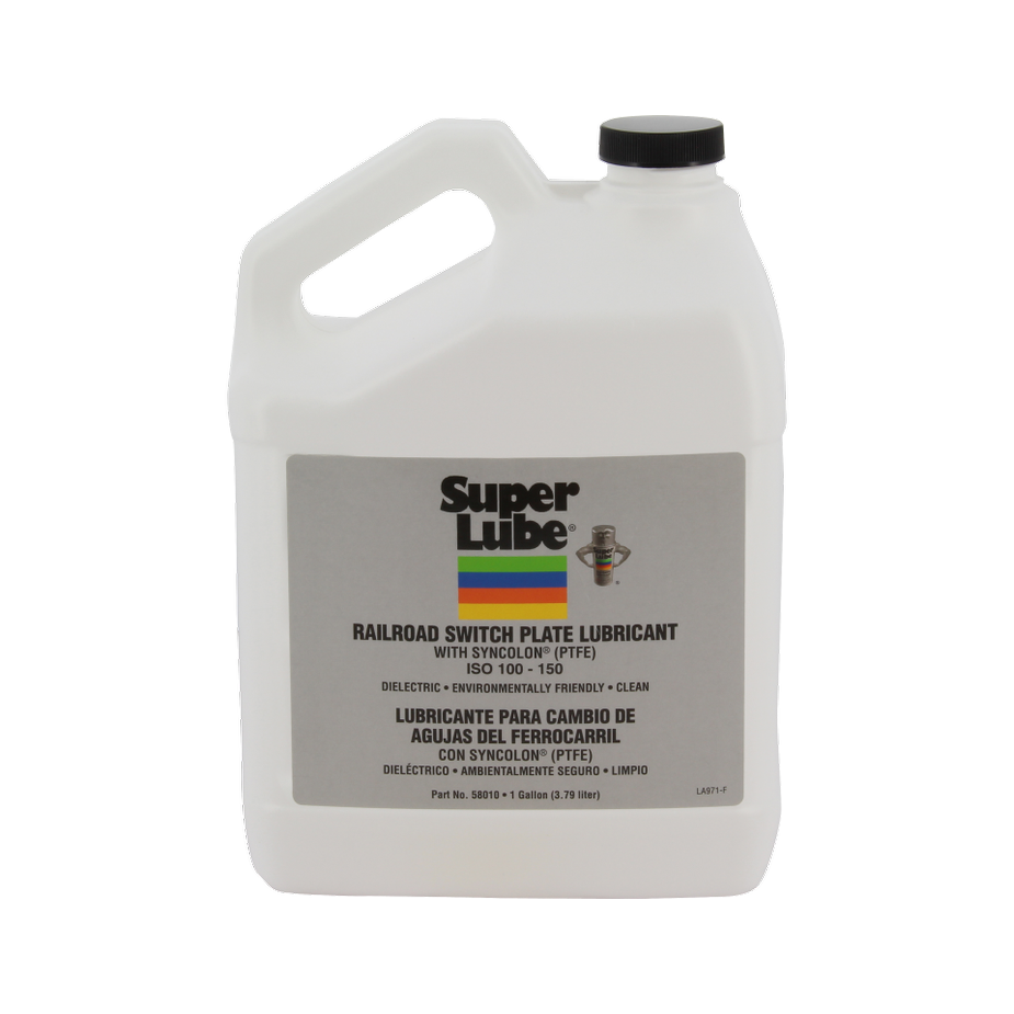 Super Synco Lube 58010 - Schienenweichen-Schmierstoff mit Syncolon (PTFE), 3,79l