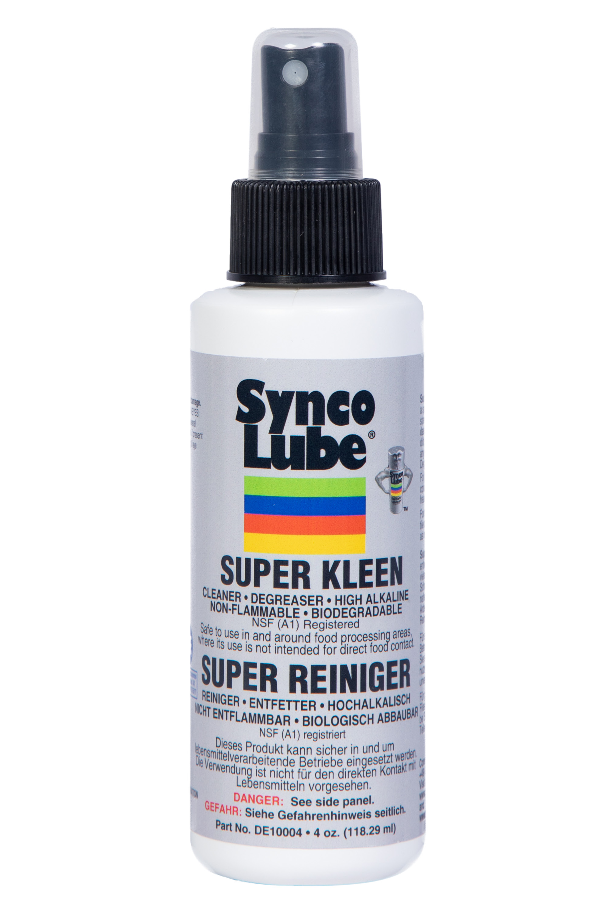 Super Synco Lube 10004 - Super Kleen Reiniger, 118,29ml Handsprühflasche Super Synco Lube 10004 - Super Kleen Reiniger, 118,29ml Handsprühflasche