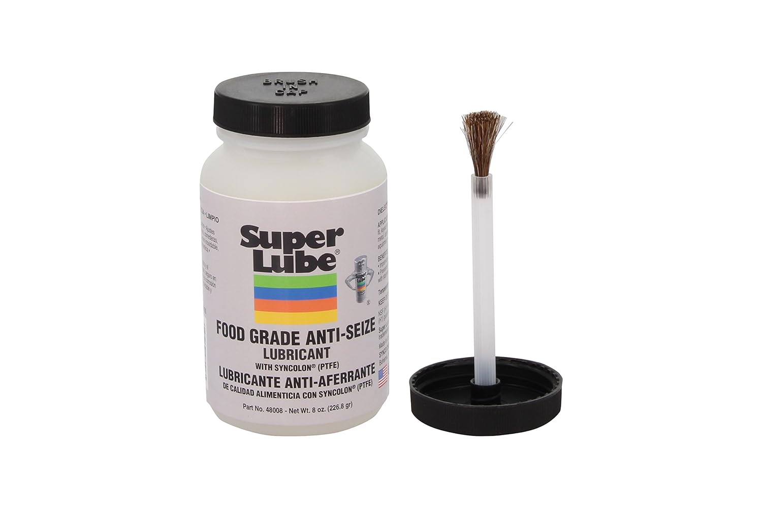 Super Synco Lube 48008 - Lebensmittelechte Montagepaste Syncolon (PTFE), 226,8g Pinsel Dose Super Synco Lube 48008 - Lebensmittelechte Montagepaste Syncolon (PTFE), 226,8g Pinsel Dose