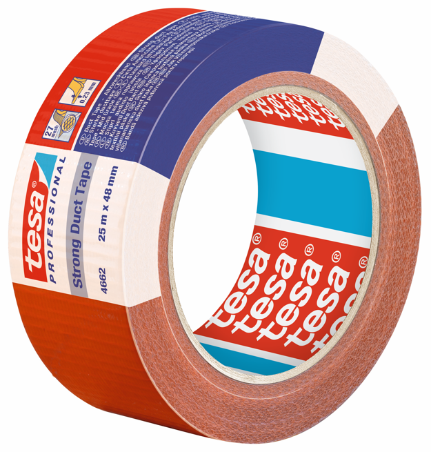 tesa Professional 4662, Medium Steinband / Duct Tape, 48mm