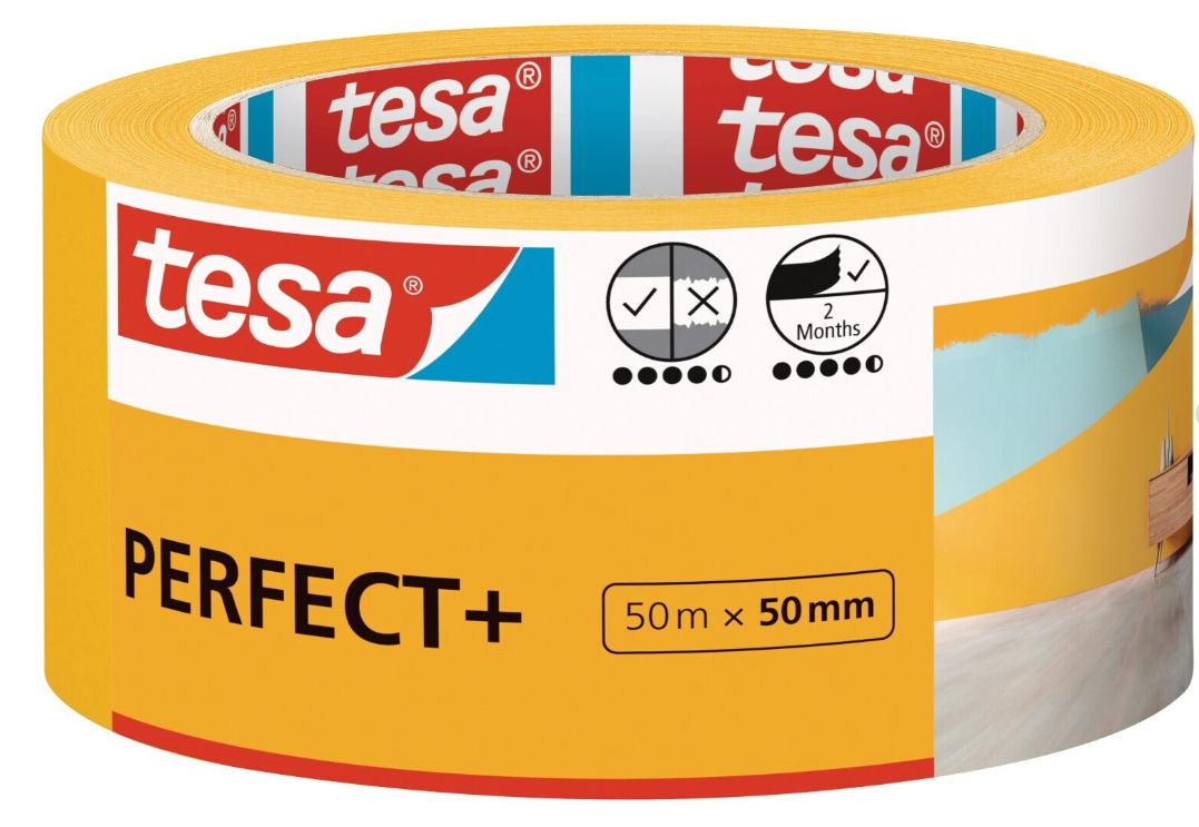 tesa Malerband Perfect+, Washi Malerkrepp, orange