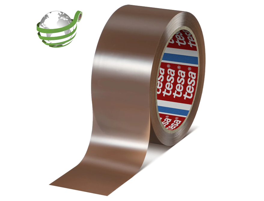 tesa 60416, Packband mit bis zu 90% recycelten PET-Träger, 50mm x 100m