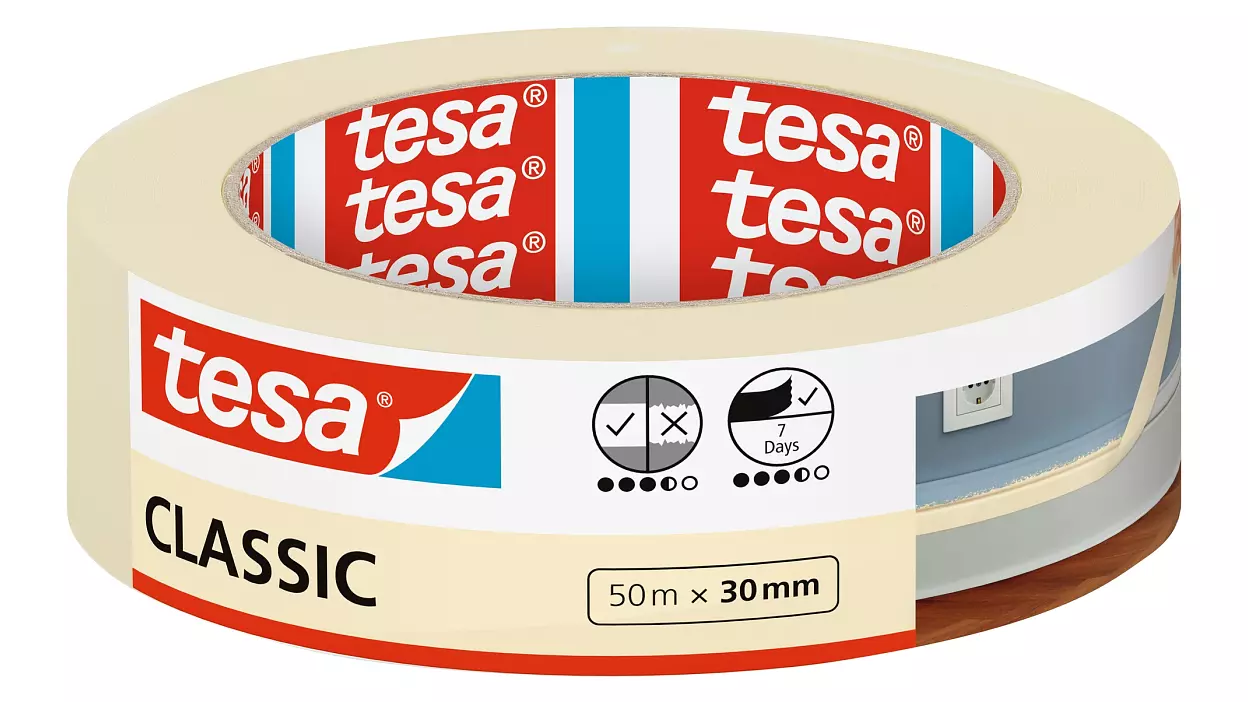 tesa Malerband CLASSIC, 5282 & 5284, beige tesa Malerband CLASSIC, 5282 & 5284, beige