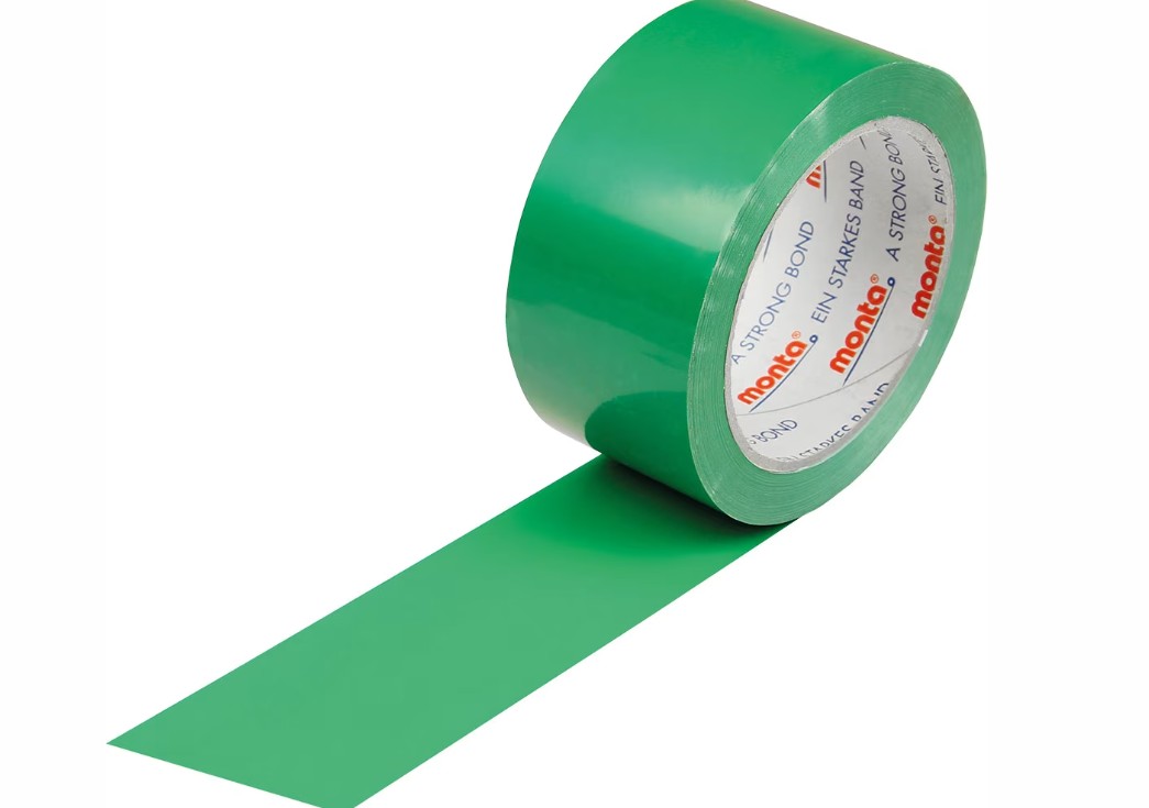 monta film 250F, PVC-Packband, grün