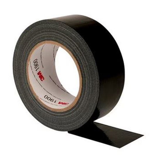 3M 1900, Gewebeklebeband, Duct Tape, schwarz 3M 1900, Gewebeklebeband, Duct Tape, schwarz
