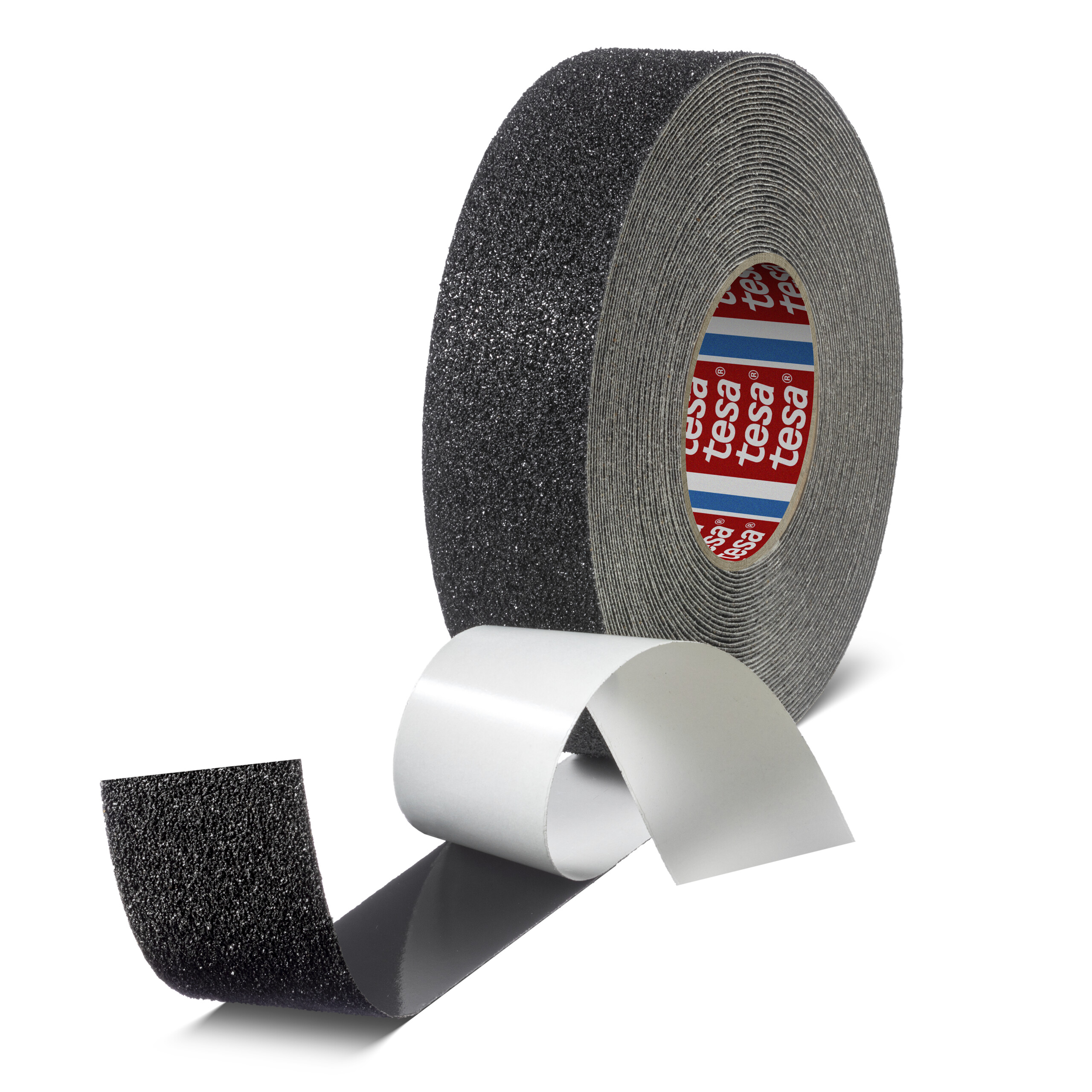 tesa 60954, Anti-Rutschband / Bodenmarkierungsband,50mm x 50m, schwarz