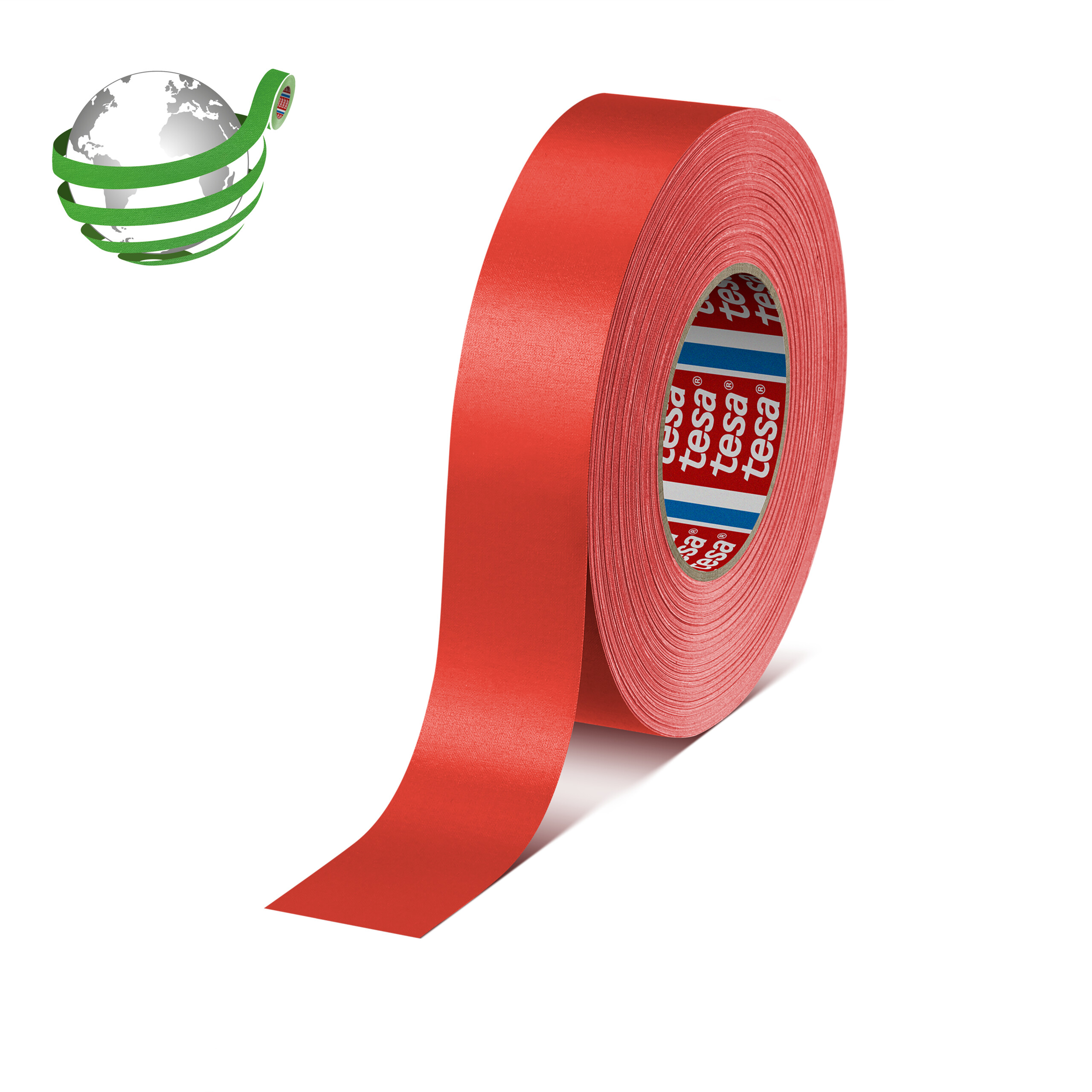tesa 4651, Premium Gewebeband / Duct Tape / Panzertape, rot