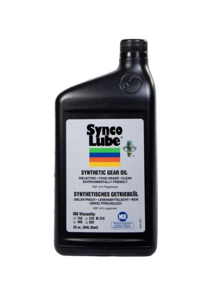 Super Synco Lube 54300 - Synthetisches Getriebeöl ISO 320, 946,35 ml